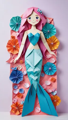 paper art,retro paper doll,origami paper,paper doll,paper dolls,flower fairy,coral guardian,felt flower,merfolk,dahlia pinata,origami,mermaid vectors,fabric flower,cloth doll,the beach pearl,paper flowers,handmade doll,mermaid,rosa 'the fairy,mermaid background,Unique,Paper Cuts,Paper Cuts 02