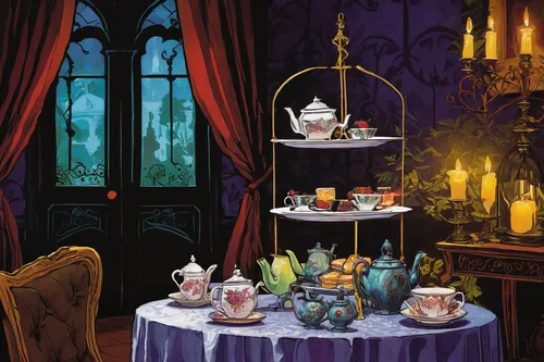 tea service,tea party collection,afternoon tea,high tea,tea party,teatime,tearoom,teacup arrangement,china cabinet,tea time,doll kitchen,tea set,tealights,parlour,cake stand,chinaware,tea-lights,tea party cat,tea candles,sweet table,Conceptual Art,Daily,Daily 08