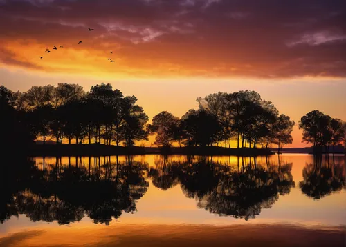 evening lake,dutch landscape,the netherlands,netherlands,incredible sunset over the lake,holland,landscape photography,beautiful lake,moor lake,landscape background,landscapes beautiful,autumn idyll,tranquility,park lake,autumn background,evening atmosphere,beautiful landscape,nature landscape,autumn landscape,river landscape,Illustration,Paper based,Paper Based 18