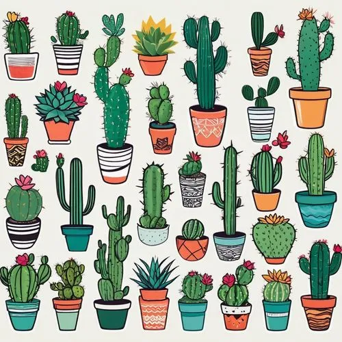 cactus digital background,cacti,potted plants,cactus line art,plants in pots,seamless pattern,exotic plants,cactus,plants,vector pattern,wall,house plants,desert plants,succulents,plant pots,little plants,garden plants,potting,succulent plant,flowerpots,Unique,Design,Sticker