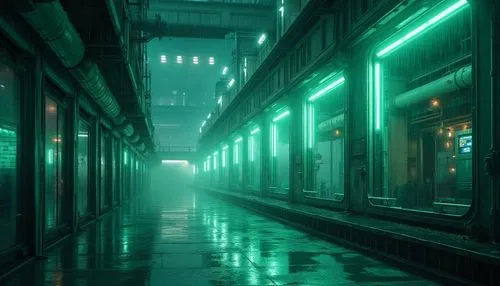 bladerunner,soho,alleyway,atmospheres,alley,replicants,vapor,green light,neon coffee,atmoshphere,atmosfera,synthetic,emerald,noncorporate,passage,rain bar,sidestreet,neon ghosts,mist,cyberpunk,Photography,General,Realistic