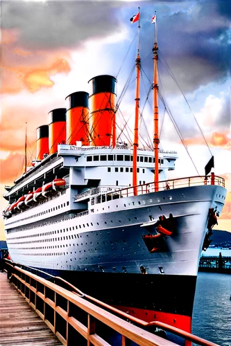 queen mary 2,ocean liner,troopship,ss rotterdam,passenger ship,royal yacht,cruise ship,titanic,sea fantasy,museum ship,the ship,paddle steamer,caravel,hospital ship,star line art,victory ship,waverley,ship replica,tour to the sirens,walt disney world,Illustration,Japanese style,Japanese Style 04