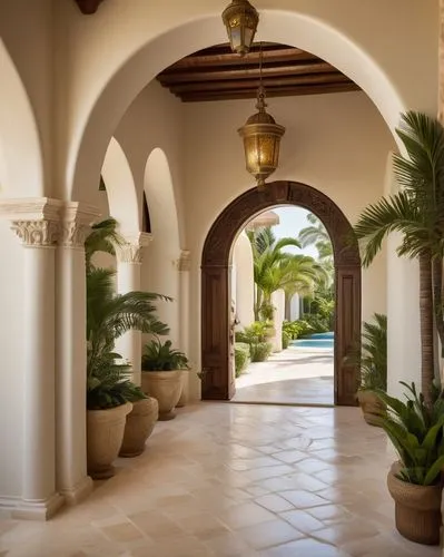 breezeway,palmilla,archways,entryways,entryway,entranceways,courtyards,palmbeach,walkway,patios,patio,mizner,entranceway,hacienda,cloistered,courtyard,hallway,doorways,fisher island,passageways,Art,Classical Oil Painting,Classical Oil Painting 41