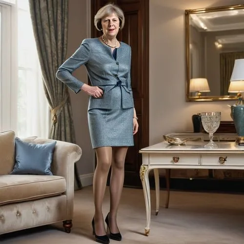 elizabeth ii,secretary,politician,evil woman,business woman,official portrait,pantsuit,ambassador,four-poster,diplomat,mi6,businesswoman,uk,sexy legs,brexit,a charming woman,pocahontas,bussiness woman,bare legs,civil servant,Photography,General,Natural