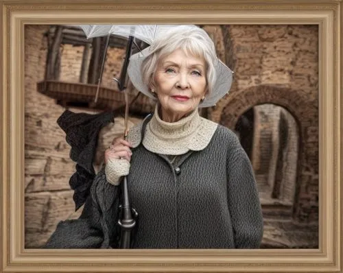 balcony,cruella de ville,elderly lady,cruella,elderly person,old woman,grandmother,portrait of christi,burgos-rosa de lima,grandma,older person,born in 1934,aging icon,carol colman,halloween frame,sen