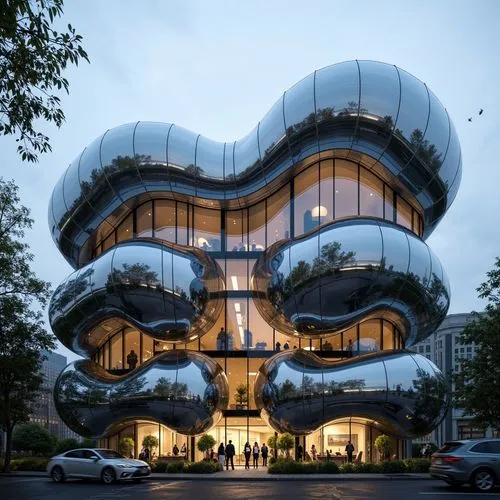 morphosis,safdie,futuristic architecture,futuristic art museum,mvrdv,ocad,heatherwick,vinoly,archigram,gronkjaer,europan,glass building,bjarke,helix,blavatnik,cubic house,hotel w barcelona,architektur,pedrera,modern architecture