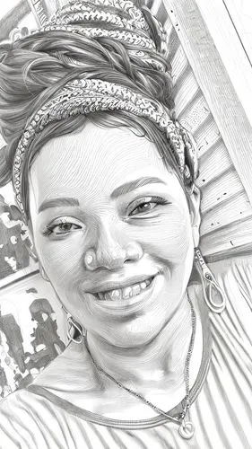 oduwole,nigeria woman,coreldraw,caricatured,manobo,gbowee,lumad,photo painting,graphite,sketched,sirleaf,dooling,potrait,akeelah,vectorization,caricaturing,ifeoma,african woman,nnenna,chioma,Design Sketch,Design Sketch,Character Sketch