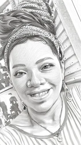 a femal,oduwole,nigeria woman,coreldraw,caricatured,manobo,gbowee,lumad,photo painting,graphite,sketched,sirleaf,dooling,potrait,akeelah,vectorization,caricaturing,ifeoma,african woman,nnenna,chioma,D