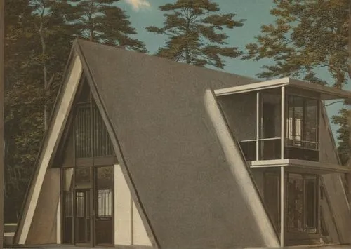 mid century house,mid century modern,timber house,mid century,ruhl house,model house,cubic house,frame house,inverted cottage,matruschka,c20,house hevelius,model years 1958 to 1967,house drawing,house