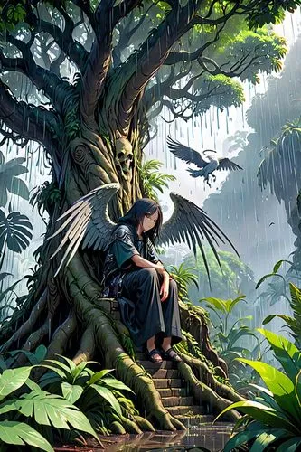 nicobar pigeon,fablehaven,mulawin,quetzal,bird kingdom,rahxephon,Anime,Anime,General