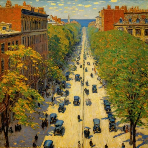 1921,boulevard,tree-lined avenue,post impressionism,the boulevard arjaan,1906,post impressionist,1905,1926,1925,avenue,1929,old avenue,street scene,vincent van gough,champ de mars,trocadero,lane delimitation,vittoriano,braque saint-germain,Conceptual Art,Daily,Daily 04