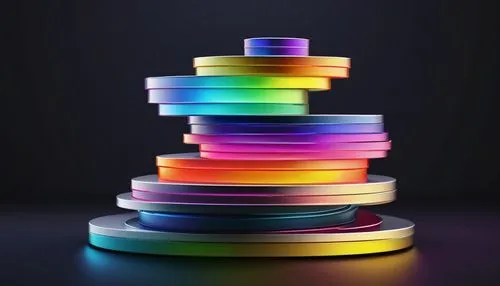 stack cake,stack of plates,stacked cups,cinema 4d,discs,stack of letters,color circle articles,colorful spiral,spiral binding,heystack,stack,rainbow background,cds,raimbow,cd,pot of gold background,rainbow cake,cake stand,slinky,dvd icons,Illustration,Retro,Retro 07