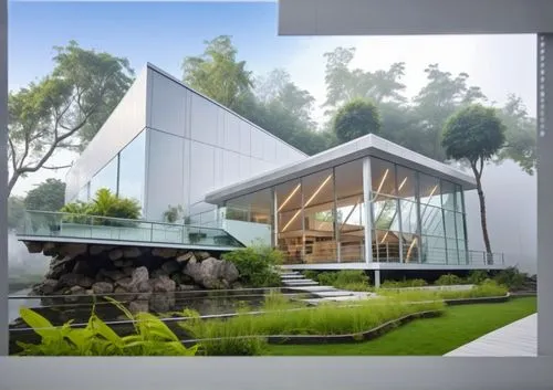 modern house,cube house,cubic house,frame house,modern architecture,cantilevers,Photography,General,Realistic