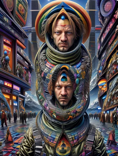 psychedelic art,sci fiction illustration,passengers,kaleidoscope art,meridians,astronauts,kaleidoscope,science fiction,trip computer,digital nomads,extraterrestrial life,travelers,astral traveler,inner space,polarity,scifi,avatar,science-fiction,transcendence,space voyage