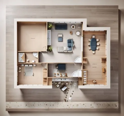 an aerial view of an apartment from above,floorplan home,habitaciones,floorplans,an apartment,shared apartment,house floorplan,Photography,General,Realistic