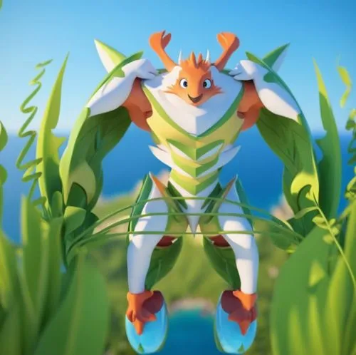 an animation character in a scene from the video game crash,skylander giants,maramba,bobinska,koropeckyj,galkaio,skylanders,3D,3D Character