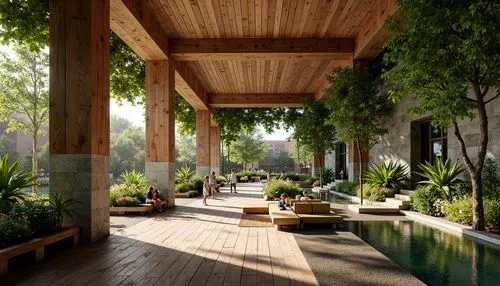 landscape design sydney,amanresorts,garden design sydney,landscape designers sydney,wintergarden,wooden decking,courtyards,3d rendering,inside courtyard,courtyard,render,landscaped,patios,anantara,wooden beams,atriums,limewood,wood deck,verandah,patio