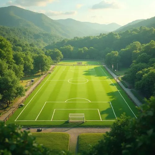 soccer field,football pitch,forest ground,athletic field,cullowhee,football field,mccallie,rockbridge,playing field,montreat,football stadium,soccer,meadowood,clairefontaine,cottars,greenbrier,samford,groundsman,withdean,lennoxtown,Photography,General,Realistic