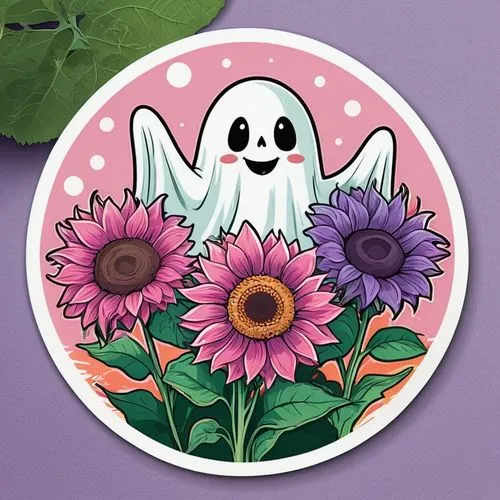 kawaii animal patch,kawaii patches,halloween vector character,kawaii animal patches,halloween border,halloween frame,Unique,Design,Sticker