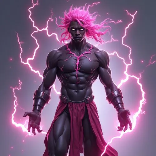 akuma,majin,tandava,electrocutionist,electro,magenta