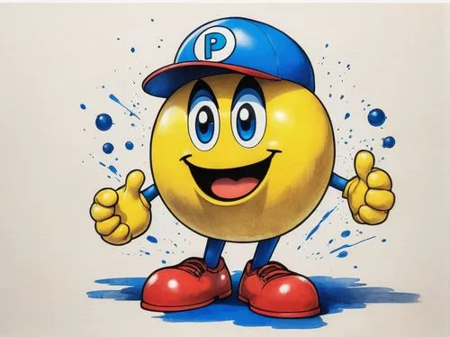 pac-man,pacman,pubg mascot,mascot,potato character,the mascot,orangina,pencil icon,pepino,dot,cute cartoon character,plumber,peeler,adobe illustrator,eyup,png image,water balloon,twitch icon,anthropomorphized,harvey wallbanger,Illustration,Paper based,Paper Based 30