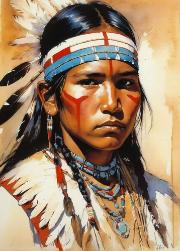 american indian,native american,the american indian,tribal chief,indigenous painting,red cloud,amerindien,indian headdress,red chief,cherokee,native,indigenous,war bonnet,first nation,aborigine,anasazi,chief cook,indigenous culture,native american indian dog,headdress,Illustration,Paper based,Paper Based 12