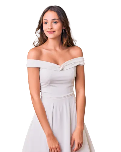 girl in white dress,girl on a white background,strapless dress,bridal party dress,quinceanera dresses,white winter dress,quinceañera,white dress,women's clothing,bridal clothing,dress,cocktail dress,party dress,a girl in a dress,wedding dresses,girl in a long dress,on a white background,sheath dress,day dress,social,Illustration,American Style,American Style 15