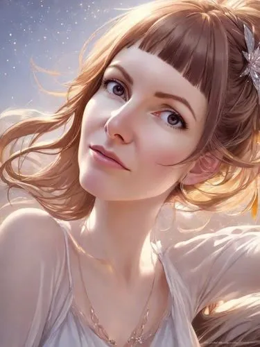 margaery,margairaz,mikimoto,galadriel,white blossom,jessamine,Digital Art,Anime