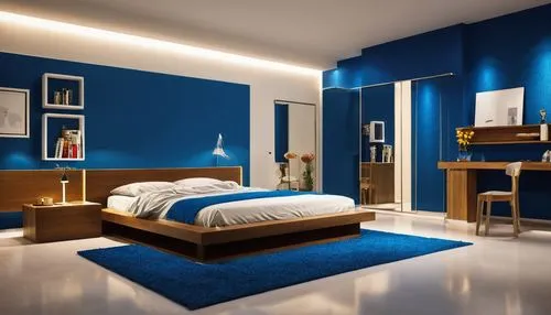 blue room,modern room,interior modern design,sleeping room,interior decoration,modern decor,chambre,contemporary decor,search interior solutions,kamer,bedrooms,blue lamp,great room,bedroom,interior design,decore,fromental,3d rendering,quarto,biru,Photography,Documentary Photography,Documentary Photography 01