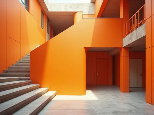 orange,portal,hejduk,mahdavi,corten steel,oranje,outside staircase,bright orange,boijmans,adjaye,orange color,rietveld,stairwells,eisenman,cubic house,school design,tschumi,stairwell,defence,corridor,Photography,General,Realistic