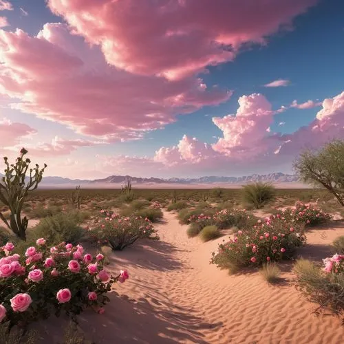 flowerful desert,desert landscape,desert desert landscape,coral pink sand dunes,pink sand dunes,desert flower,desert rose,capture desert,dune landscape,the desert,landscape rose,desert plants,desertlike,arid landscape,desert background,mojave desert,desert plant,desert,beautiful landscape,full hd wallpaper,Photography,General,Realistic