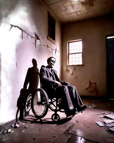 wheelchair,wheel chair,abandoned room,sanitorium,wheelchairs,inpatient,asylum,doctor's room,paralyzed,derelict,sanitarium,paralysed,abandonded,waiting room,abandoned,sanatorium,abandoned places,asylums,derelicts,inpatients,Photography,Artistic Photography,Artistic Photography 15