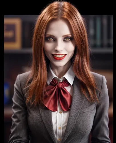 smiling
,vampire woman,redhead doll,vampire lady,psychic vampire,female doctor,librarian,vampire,attorney,secretary,harley quinn,female doll,gothic portrait,harley,receptionist,lawyer,evil woman,busin