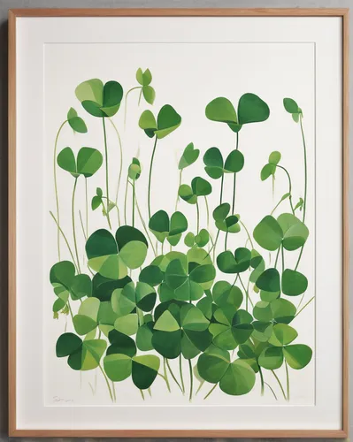 Create a peaceful scene where a painter is inspired by a field of wood sorrel.,wood sorrel family,clover leaves,clover frame,wood-sorrel,pennywort,nasturtium leaves,redwood sorrel,aquatic plant,wood s