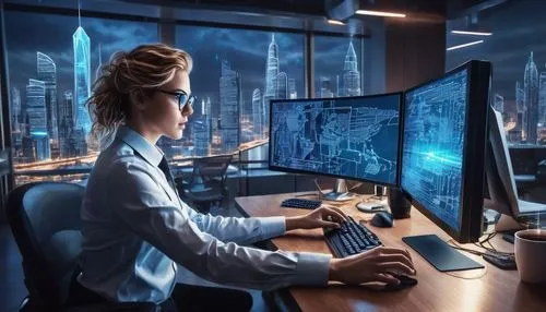 women in technology,girl at the computer,cybertrader,blur office background,night administrator,computer business,virtualisation,man with a computer,cios,computerware,stock exchange broker,office automation,cyberinfrastructure,computerologist,cybercriminals,digital rights management,switchboard operator,trading floor,computer monitor,computerization,Photography,Fashion Photography,Fashion Photography 04