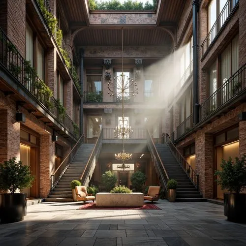 atriums,courtyards,atrium,courtyard,streamwood,inside courtyard,sapienza,lofts,cryengine,deakins,carreau,loft,wintergarden,benaroya,breezeway,3d rendering,cochere,skyways,lobby,theed