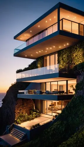 fresnaye,dunes house,uluwatu,modern architecture,modern house,cliffside,Photography,General,Sci-Fi