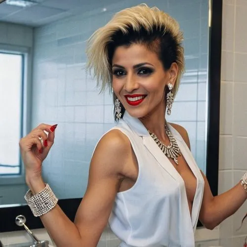 kirstie,rexha,dianna,iheartradio,hailey,photo shoot in the bathroom,shruti,yasmine,rainha,pixie,agron,short blond hair,chanteuse,hatun,shereen,zhawn,dona,dinah,chachi,halsey,Photography,General,Realistic