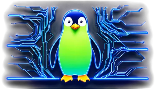 emperor penguin,pengo,lumo,linuxworld,gentoo,penguin,cockrel,blacklight,uv,neon ghosts,syglowski,black light,pinguin,arctic penguin,linux,big penguin,penguin enemy,pingu,manian,thermal,Conceptual Art,Oil color,Oil Color 20