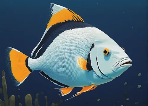 blue stripe fish,triggerfish-clown,triggerfish,lemon surgeonfish,discus fish,lemon butterflyfish,angelfish,golden angelfish,coral reef fish,butterflyfish,blue fish,foxface fish,imperator angelfish,trigger fish,cichlid,pallet surgeonfish,garp fish,discus cichlid,yellow fish,rhino fish,Illustration,Vector,Vector 10