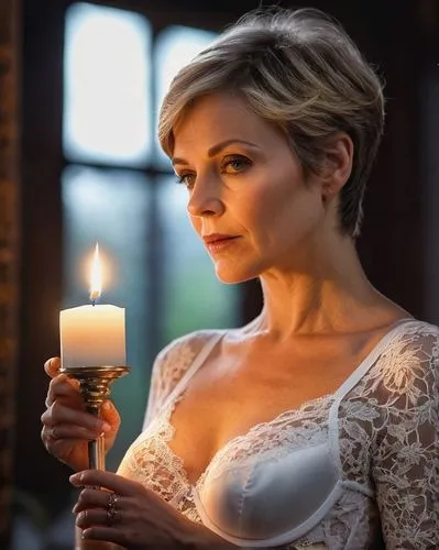 candlelight,charlize theron,white rose snow queen,candlelights,candle light,blonde in wedding dress,mother of the bride,lighted candle,burning candle,mrs white,burning candles,candle,valentine candle,greer the angel,white rose,candles,candle wick,romantic look,candlemaker,wedding photo,Photography,General,Natural