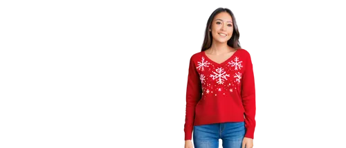 christmas sweater,long-sleeved t-shirt,ugly christmas sweater,knitting clothing,fir tops,red tunic,christmas knit,women clothes,girl in t-shirt,women's clothing,christmas motif,girl in a long,knitted christmas background,isolated t-shirt,sewing pattern girls,girl on a white background,ladies clothes,children is clothing,sweatshirt,blouse,Conceptual Art,Sci-Fi,Sci-Fi 10