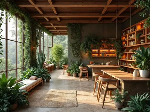 breakfast room,sunroom,indoor,conservatory,greenhouse,houseplants,teahouse,reading room,house plants,indoors,study room,interiors,loft,patios,living room,livingroom,veranda,vivarium,herbology,teagarden,Photography,General,Realistic