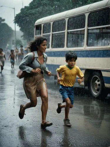 little girl running,monsoon,mumbai,chennai,hue city,havana,saigon,photographing children,heavy rain,hurricane benilde,children playing,rio de janeiro 2016,little girl with umbrella,evacuation,rains,vintage children,people walking,philippine,walking in the rain,rainy season,Photography,Documentary Photography,Documentary Photography 02