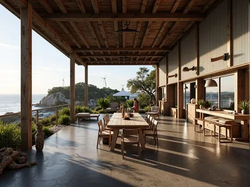 amanresorts,esalen,verandah,verandahs,dunes house,landscape design sydney,oceanfront,beach house,verandas,veranda,summer house,telleria,house by the water,chalet,holiday villa,wooden decking,beachfront,breakfast room,coffee bay,outdoor dining