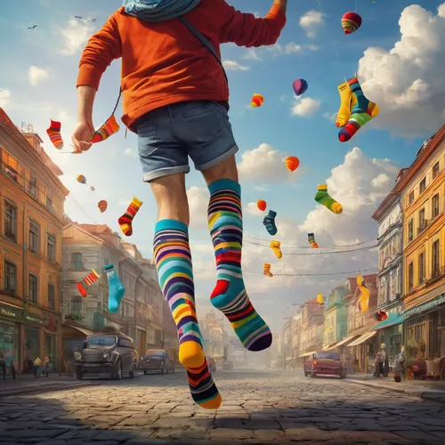 photoshop manipulation,leap for joy,jumping,photo manipulation,colorful balloons,flying girl,flying seeds,jumping jack,jump,kite flyer,juggling,fly a kite,little girl with balloons,jumping rope,children jump rope,image manipulation,montgolfiade,shoefiti,juggler,digital compositing,Art,Classical Oil Painting,Classical Oil Painting 18