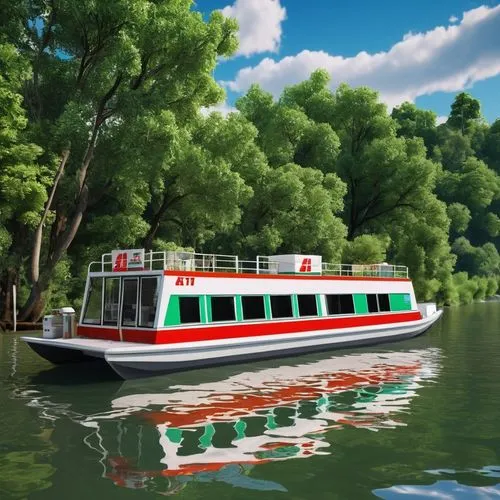 houseboat,riverboat,picnic boat,passenger ship,boat landscape,coastal motor ship,danube cruise,water bus,ferry boat,passenger ferry,pontoon boat,electric boat,boats and boating--equipment and supplies,water boat,water transportation,paddle steamer,cruiseferry,paddlewheel,phoenix boat,patrol boat  river,Photography,General,Realistic