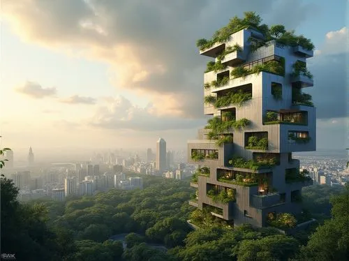 ecotopia,sky apartment,cube stilt houses,futuristic architecture,residential tower,urban towers,terraformed,futuristic landscape,treehouses,arcology,cubic house,green living,urban design,planta,skyscraping,terraforming,urbanworld,tree house,enviroment,urbanization,Photography,General,Realistic