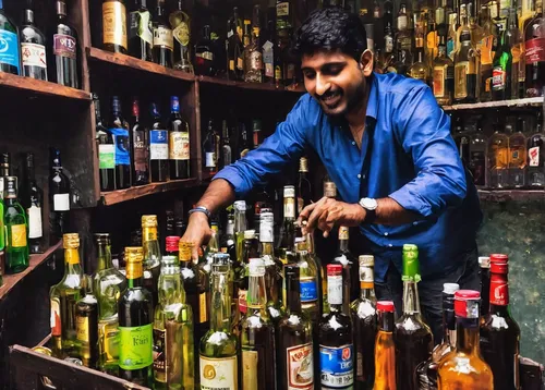 unique bar,barman,bartender,bar,liquor bar,brandy shop,bar counter,bombay,devikund,bottles,bar night,kerala porotta,bhajji,female alcoholism,cellar,jaipur,wine bar,alkoghol,drinks,village shop,Conceptual Art,Fantasy,Fantasy 18