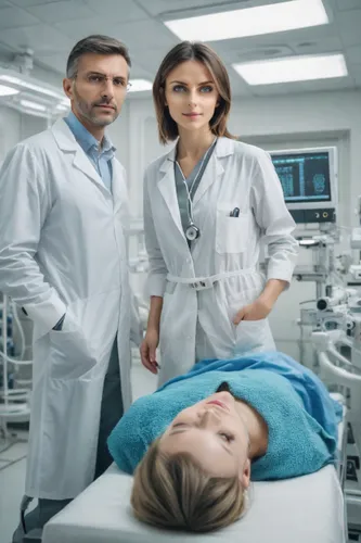 sleeping patient ,obstetric ultrasonography,female doctor,medical professionals,operating room,tromsurgery,sci fi surgery room,medical sister,magnetic resonance imaging,medical imaging,medical staff,m